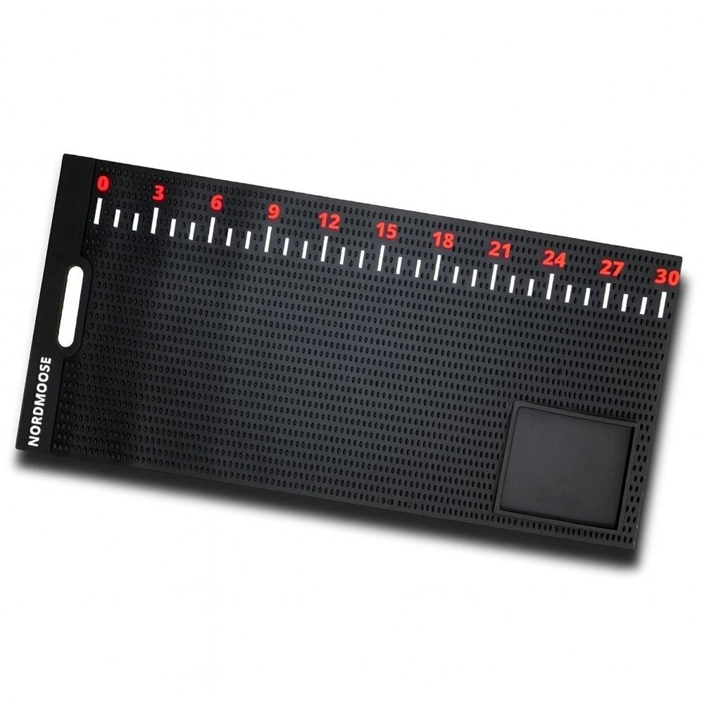 Nordmoose Rubber Fish Fillet Mat XL Size Ruler Easy Clean Durable 33 x 15"